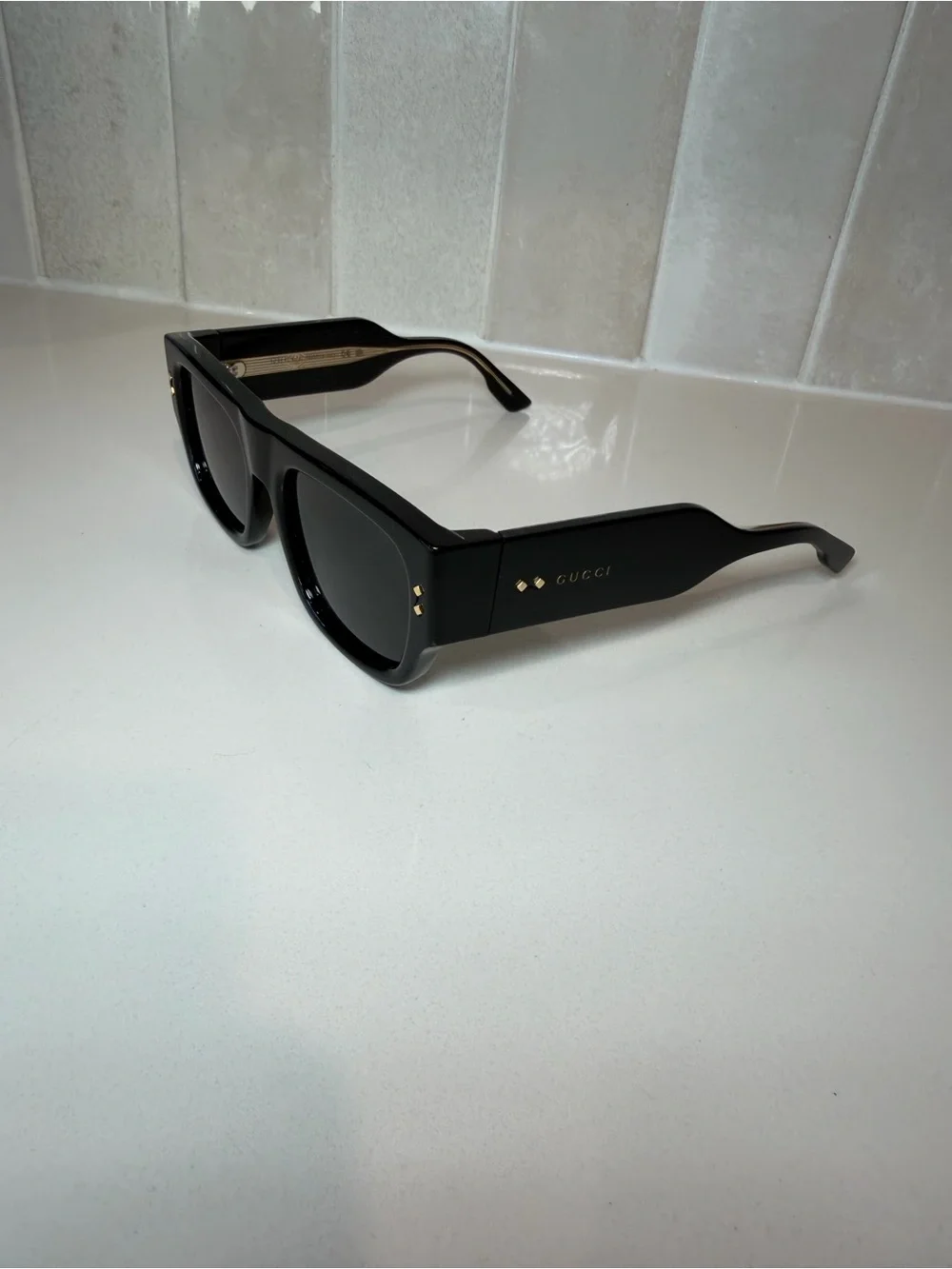 Gucci Oversized Square Black Sunglasses